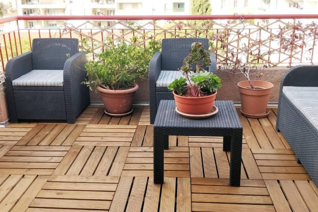 Apartamento T3 Le Designer 4E-Terrasse-Climatisation & Netflix Marsella Exterior foto